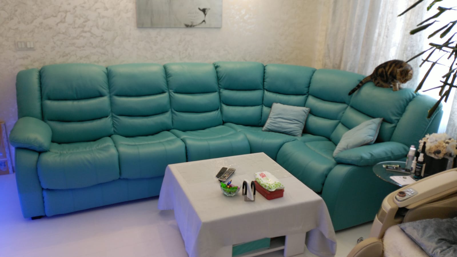 Перетяжка дивана на дому. Тетюши