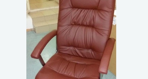 Обтяжка офисного кресла. Тетюши